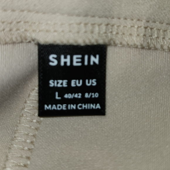 SHEIN | Cream Women's Flared Pants - Picture 5 of 5